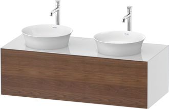 Duravit Tulip Blanco, Mueble De Pared, Ancho 1300 X Fondo 550mm, - Duravit