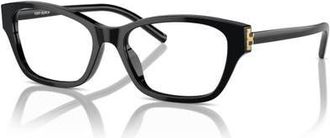 Tory Burch 52mm Rectangle optical glasses in Black at Nordstrom