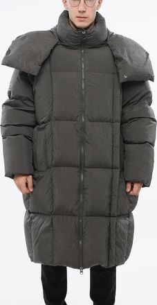 Maison Margiela MM6 Maxi Quilted Puffer Coat with Removable Hood Maison Margiela