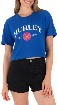 Hurley Fine Establishment Cotton Graphic T-Shirt in Ocean Blue at Nordstrom Rack, Size X-Small