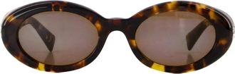 Miu Miu B09S Zonnebril - unisex - Zonnebrillen - Bruin - 52 MM - Accessoires