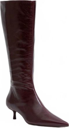 SIMKHAI Womens Janine Knee High Boot In Fig