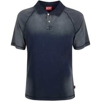 Diesel Heren Rasmith Faded Poloshirt (Blauw)