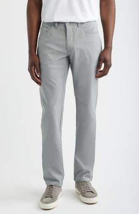 Scott Barber Sonoma Twill Five-Pocket Pants in Silver at Nordstrom, Size 35