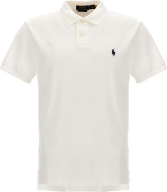 Ralph Lauren White Logo Polo