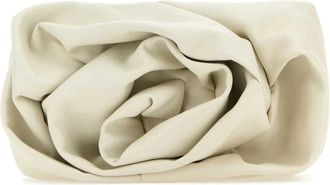 Burberry Rose Clutch - Dames - Clutches - Wit - ONE Size - Leer - Tassen
