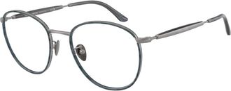 Giorgio Armani Optical Frame - Heren - Brillen - Grijs - 50 MM - Accessoires