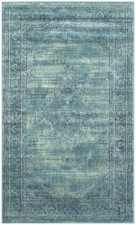 Safavieh Alfombra viscosa blu/multicolore 122 x 170 cm
