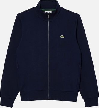 Lacoste Mens Lacoste SH9622 Full Zip Fleece Track Top - Navy - Size: 44