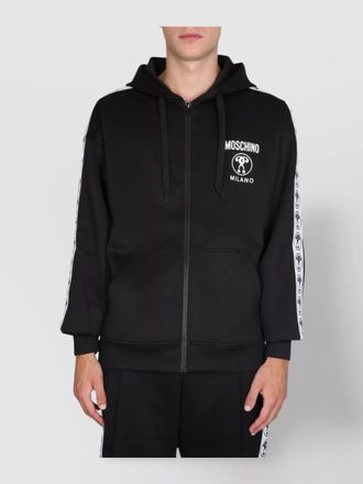 Moschino hooded zip sweatshirt