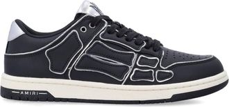 Amiri Skel Top Low - Heren - Sneakers - Zwart - 43 EU - Leer - Schoenen