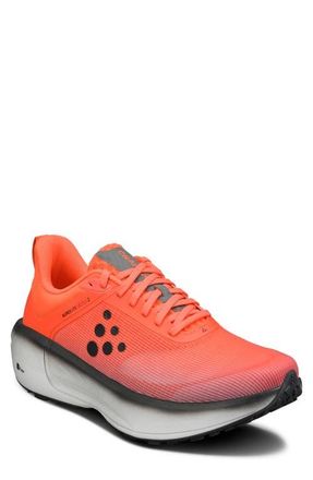 Craft Nordlite Ultra 2 Running Shoe in Shock/Grey at Nordstrom, Size 10.5