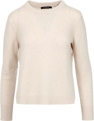 Gran Sasso Kasjmier Ronde Hals Trui Beige - Dames - Cashmere truien - Beige - M - Kasjmier - Truien & Vesten