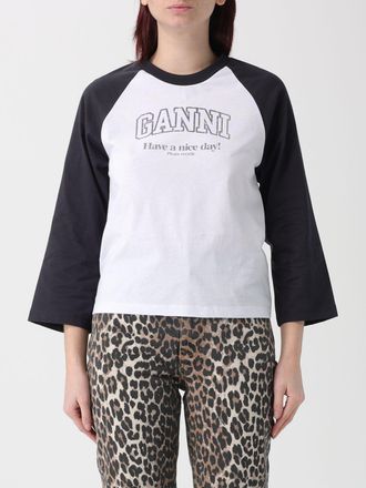 Ganni T-Shirt GANNI Woman color White