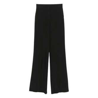 Sportmax Orario Trousers - female - Sportmax - Wide Trousers - Black - 2XS - Trousers