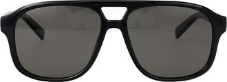 Gucci Stijlvolle zonnebril Gg 1856S - Heren - Zonnebrillen - Zwart - 57 MM - Accessoires