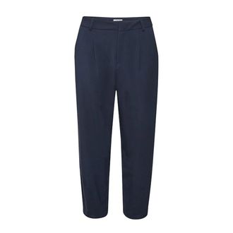 Kaffe Midnight Marine Cropped Trousers Suiting - female - Kaffe - Cropped Trousers - Blue - 2XL - Trousers