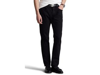 Polo Ralph Lauren Hampton Relaxed Straight Fit Jeans Mens Jeans Hudson Black : 30 30, Elastane/Denim/Cotton