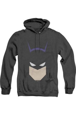 Gildan Batman Bat Head Adult Heather Hoodie / Hooded Sweatshirt