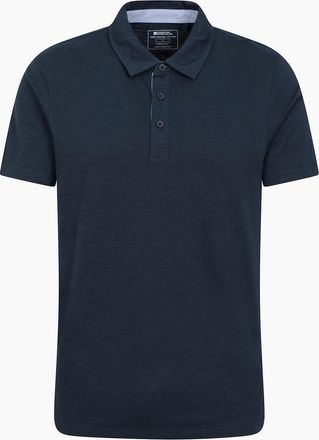 Mountain Warehouse Mens Mountain Warehouse Mens Hasst II Organic Polo Shirt - Navy - Size: 46