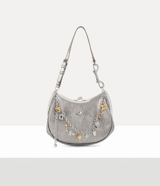 Vivienne Westwood Charm Frame Purse Python-effect Emboss -Iron-charms