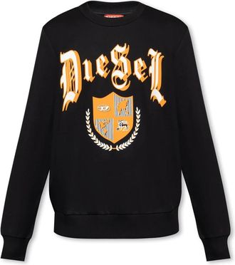 Diesel S-Ginn-K33 Hoodie - Heren - Sweatshirts - Zwart - 2XL - Hoodies & sweatvesten