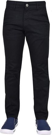 Enzo Jeans Men EZ348 Chino Jeans Black 32W x 34L