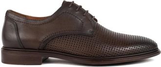 Sergio Moretti Bruine Formele Zakelijke Schoenen - Heren - Nette schoenen - Bruin - 43 EU - Leer - Schoenen