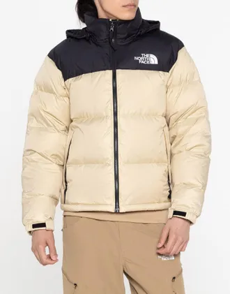 The North Face Mens 1996 Retro Nuptse Down Jacket Beige Clothing > Coats &