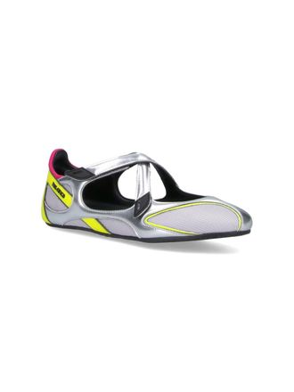 The Attico Womens Flat Shoes Silver