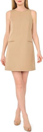 Ted Baker Sleeveless Cotton Blend Sheath Dress in Almond Latte at Nordstrom Rack, Size X-Large