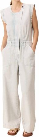 Leon & Harper Orace Plain Jumpsuit In Green