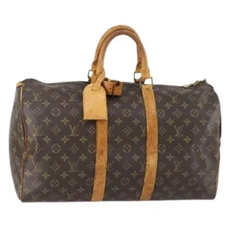 Louis Vuitton Pre-owned Weekend Bags, female, Brown, Size: ONE SIZE Pre-owned Weekend Bag