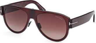 Tom Ford FT1074 LYLE-02 48T Mens Sunglasses Brown Size 58