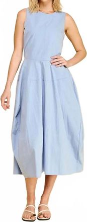 Pinch Design Mollie Midi Dress In Baby Blue