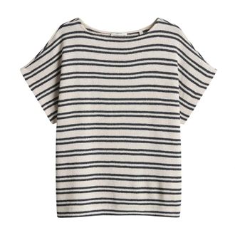 OPUS Gestreept shirt met ronde hals - Dames - Truien - Veelkleurig - Maat: S