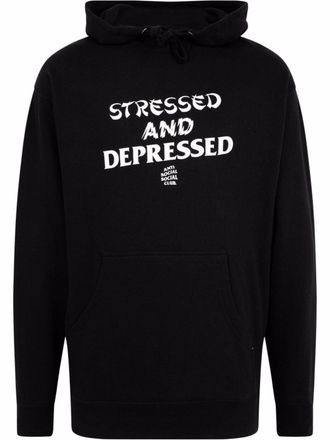 ANTI SOCIAL SOCIAL CLUB slogan-print hoodie - Black