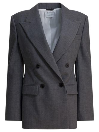 Givenchy Double-Breasted Wool Blazer