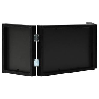 Berkfield Home Trifold Photo Frame Collage Black 22x15 cm+2x | Size: 22x15 cm