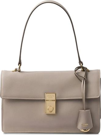 Prada Borsa a spalla Soft Sound media - Grigio