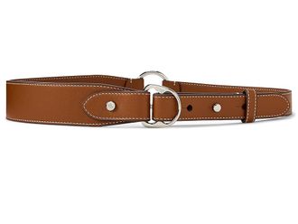 Lauren Ralph Lauren Equestrian D-Ring Leather Belt Womens Belts Lauren Tan : MD