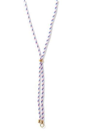 Brook & York Kai Paracord Lariat Necklace in Gold/White at Nordstrom Rack