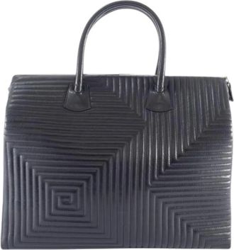 Bally Pre-owned Weekend Bags, female, Black, Size: ONE SIZE Pre-owned Weekend Bag