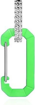 E&eacute;ra Enkele oorbel Chiara Klein - Dames - Oorbellen - Groen - ONE Size - Accessoires