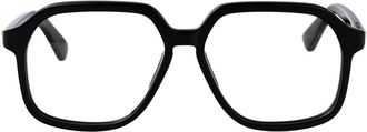 Bottega Veneta Square Optical Frame - unisex - Bottega Veneta - Glasses - Black - 55 MM - Accessories