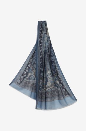 Etro Feiner Kaschmirschal Paisley All-Over