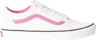 Vans Low-Top Sneakers met Roze Details - Dames - Sneakers - Wit - 41 EU - Schoenen