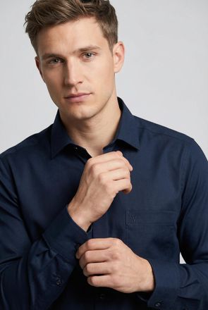 Marvelis Langarmhemd MARVELIS, Herren, Gr. 38, N-Gr, apricot, Web, Obermaterial: 100% Baumwolle, normal, 2-Knopf-Manschette, Hemden Langarmhemd, modern fit, Bu