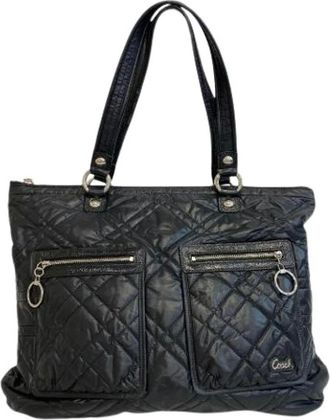 Coach Pre-owned Tote Bags, female, Black, Size: ONE SIZE Pre-owned Tote Bag