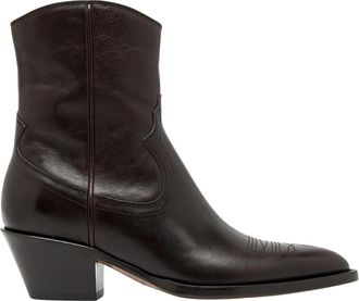 Buttero Annie Enkellaars - Dames - Cowboylaarzen - Bruin - 41 EU - Leer - Schoenen